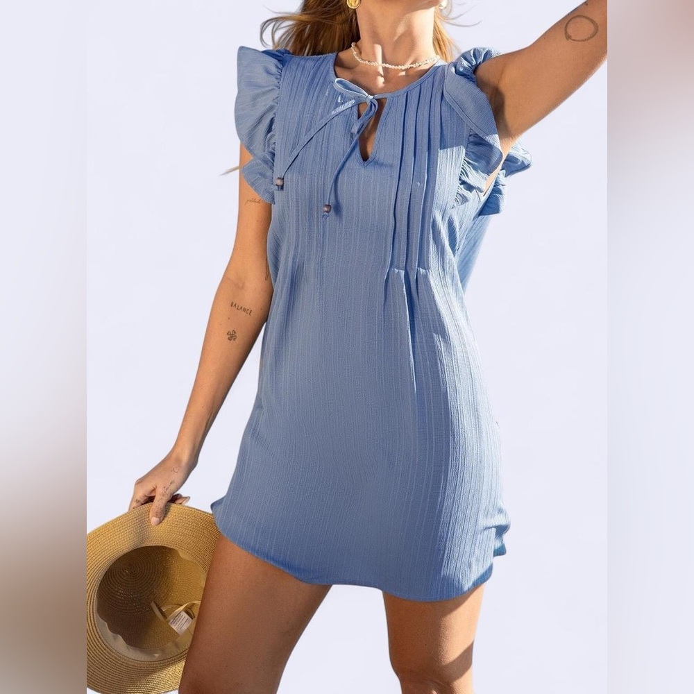 Blue Mini Dress